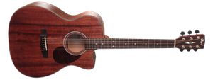 Cort AS OC4 MAH All Mahogany AS Series Semi Acoustic Guitar with Case